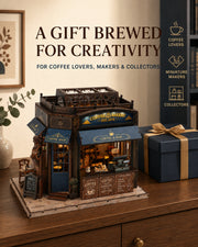 MOKILOY Coffee Shop DIY Miniature House Kit