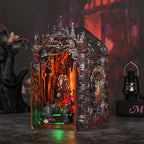 Mokiloy Magic House Book Nook Kit – 3D Wooden Puzzle with LED Light