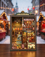 Christmas DIY Book Nook Kit – LED Music & Jingle Bells