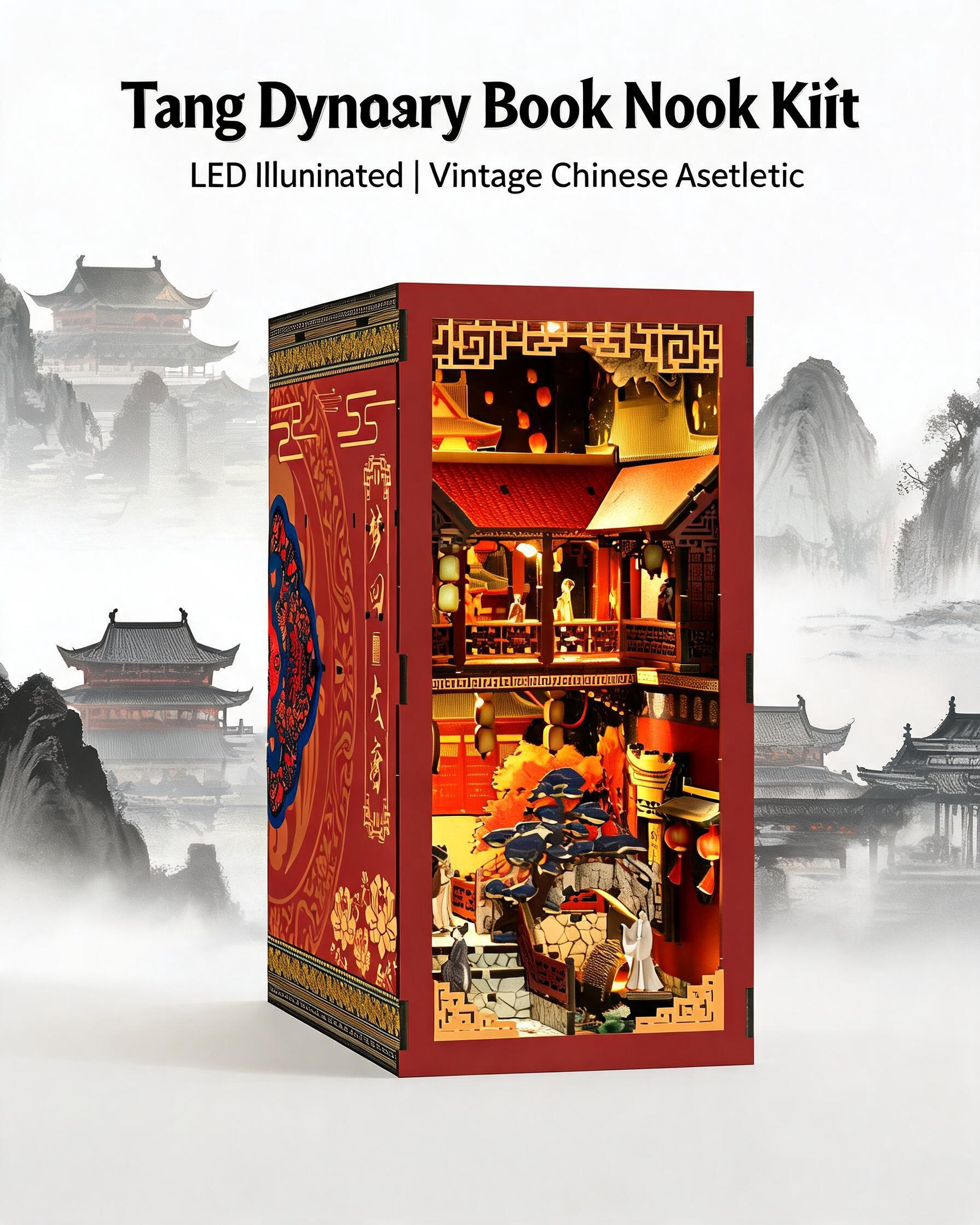 Dream of the Tang Dynasty DIY Miniature Book Nook Kit