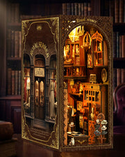 Royal Seamer LED Book Nook Kit – Victorian Tailor 3D Wooden Model.