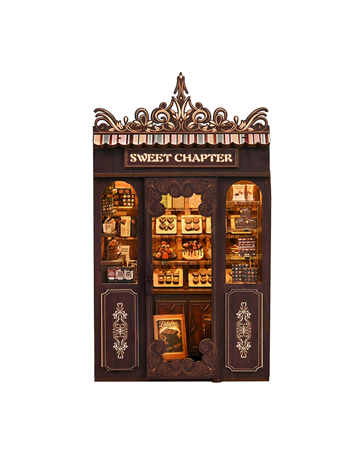 Sweet Chapter LED Book Nook with Openable Door