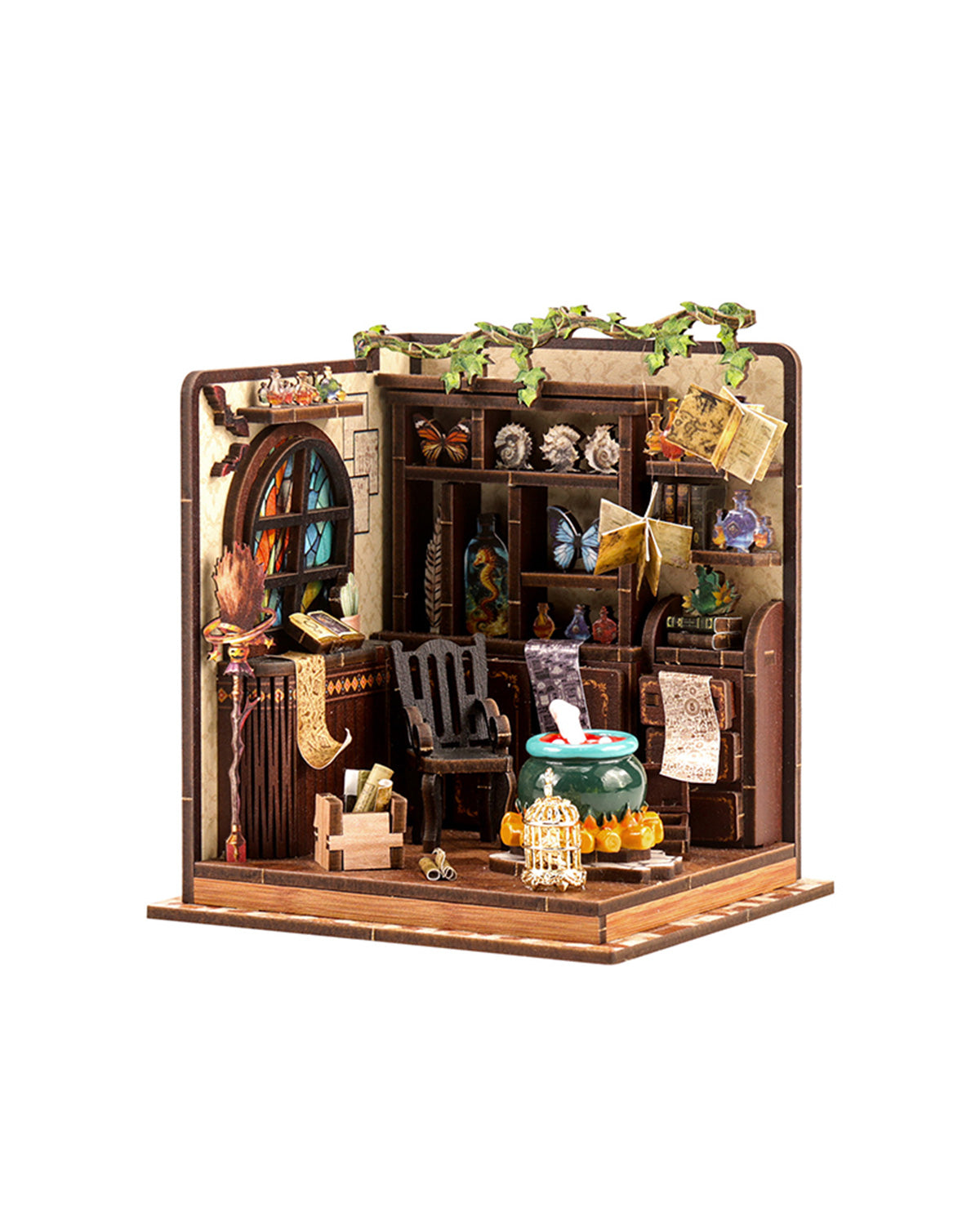 Alchemy Master – LED Wizard Workshop Insert with Potions