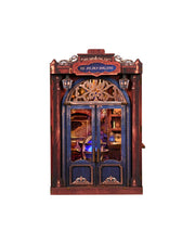 Arcanum Book Nook: LED Occult Insert, Push Door, Witch Bench