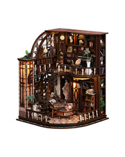 Bacchus Bookstore LED Book Nook | Spiral Staircase Library