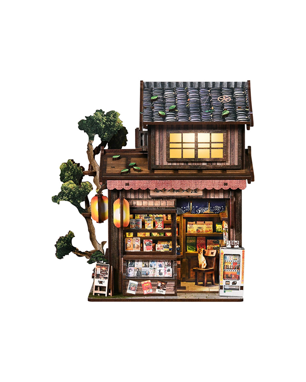 Kasuga Grocery Store Mini Diorama Book Nook