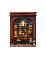 Warmgloe Coffee Book Nook – LED Cafe with Touch Light
