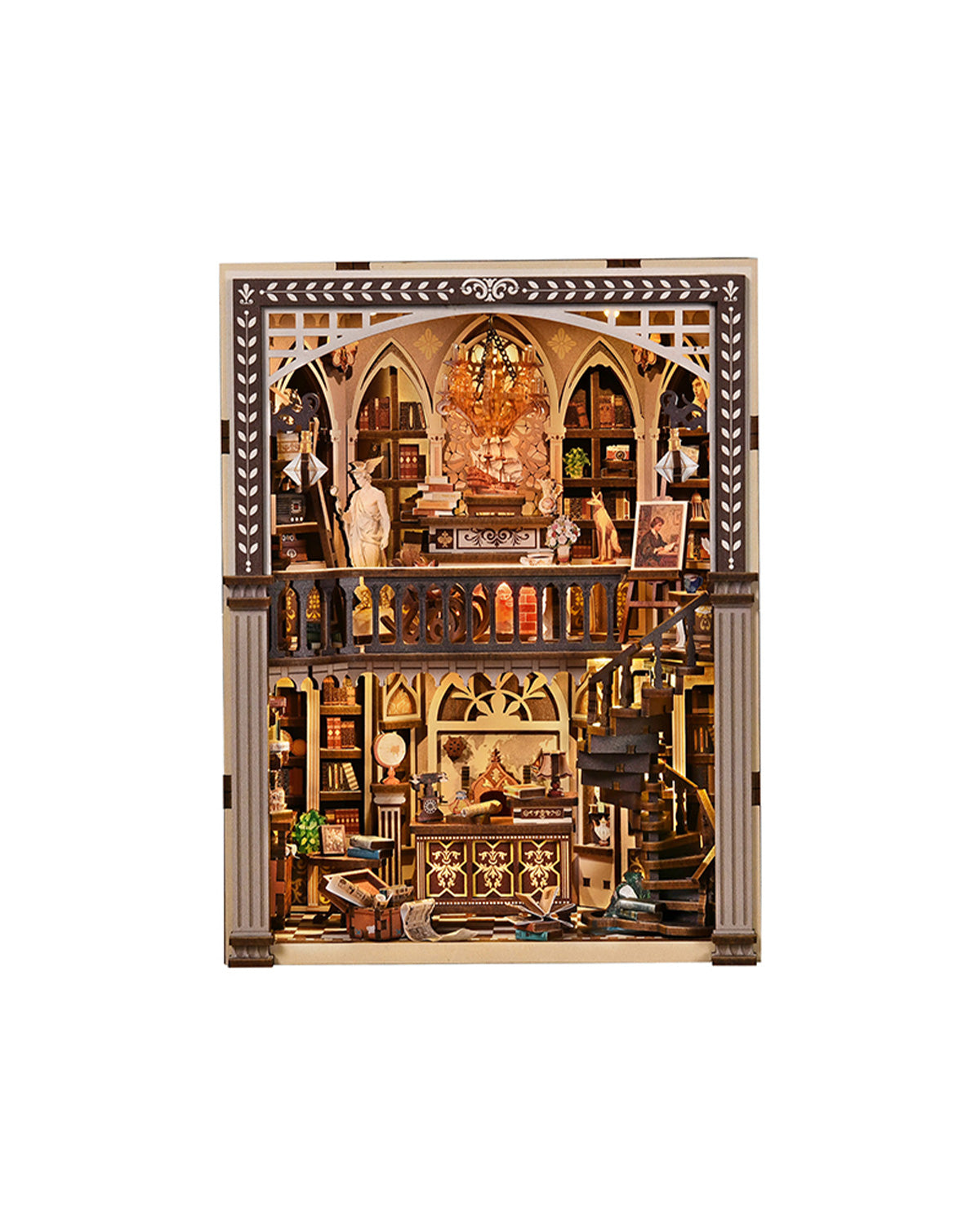 Traveler's Bookstore LED Miniature Bookshelf Insert