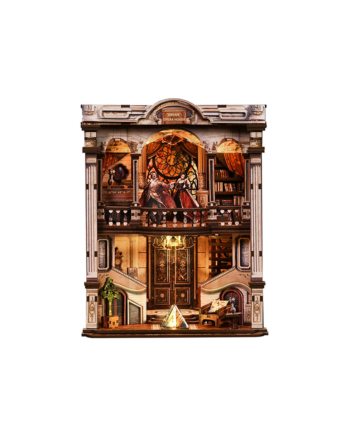Dream Opera House LED Wooden Bookend Kit