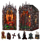 Mokiloy Magic House Book Nook Kit – 3D Wooden Puzzle with LED Light