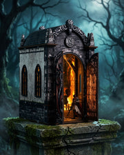 Dragon Labyrinth LED Book Nook Kit – Gothic & Treasure