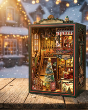 Christmas DIY Book Nook Kit – LED Music & Jingle Bells