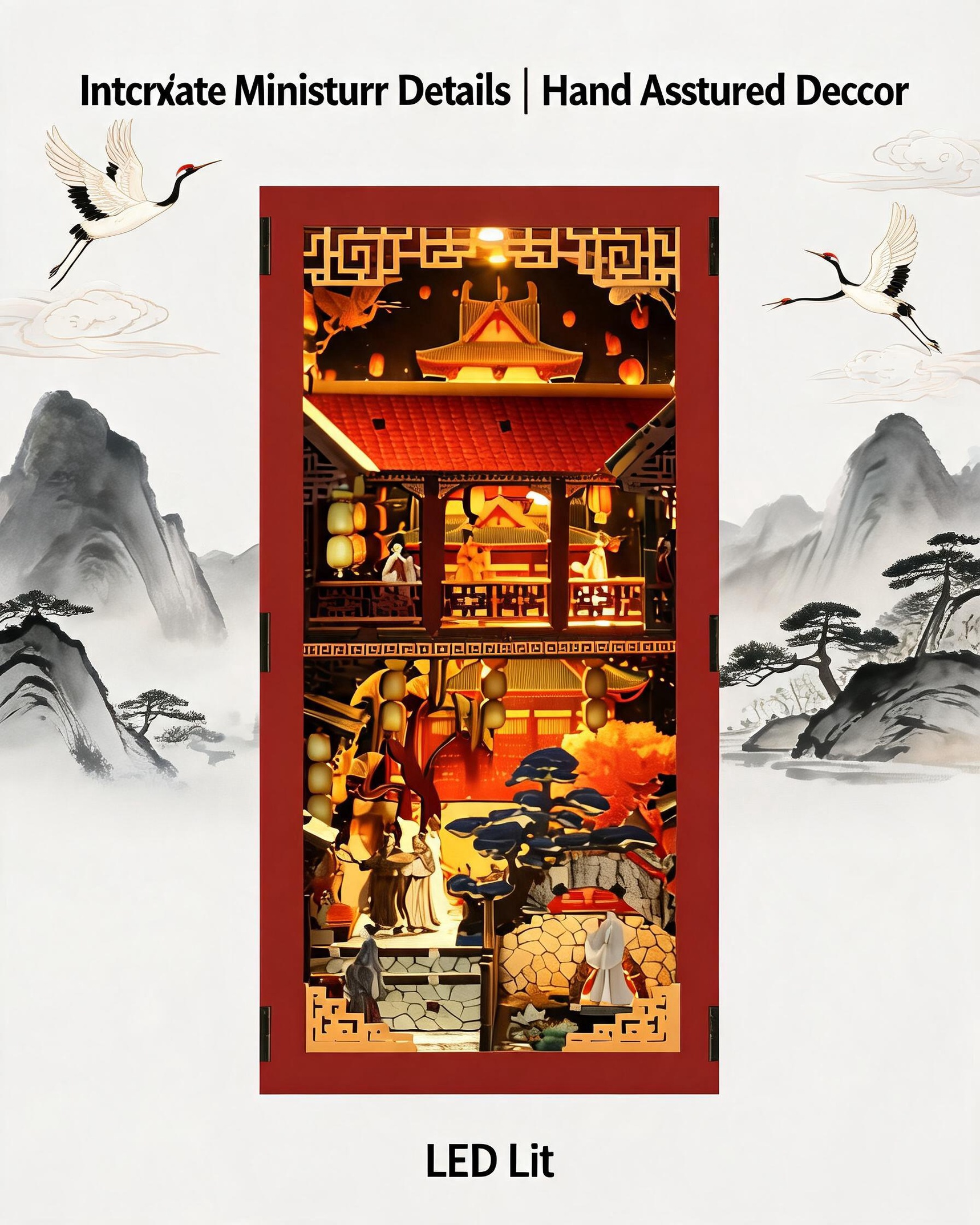 Dream of the Tang Dynasty DIY Miniature Book Nook Kit