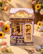 Quiet Corner Flower Room – LED Floral Nook, Touch Switch