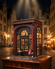 Warmgloe Coffee Book Nook – LED Cafe with Touch Light