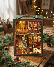 Christmas DIY Book Nook Kit – LED Music & Jingle Bells