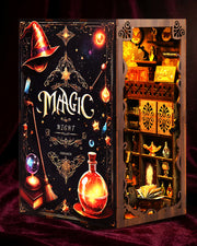 Magic Potion Shop Book Nook - DIY Miniature Bookshelf Kit with LED