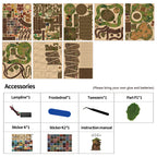 Mokiloy Forest Treehouse Book Nook Kit – 3D Wooden Puzzle with LED Light