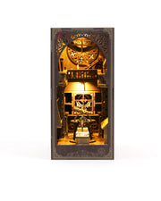 Astronomy Book Nook Kit - Steampunk DIY Miniature with LED