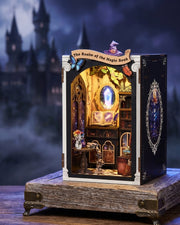 LED Fantasy Book Nook – 3D Wooden Mirror Diorama Kit