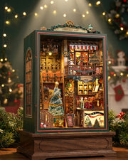 Christmas DIY Book Nook Kit – LED Music & Jingle Bells