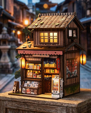 Kasuga Grocery Store Mini Diorama Book Nook