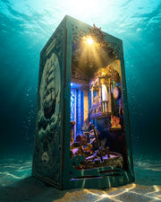 Fantasy LED Book Nook - Underwater Shipwreck Diorama