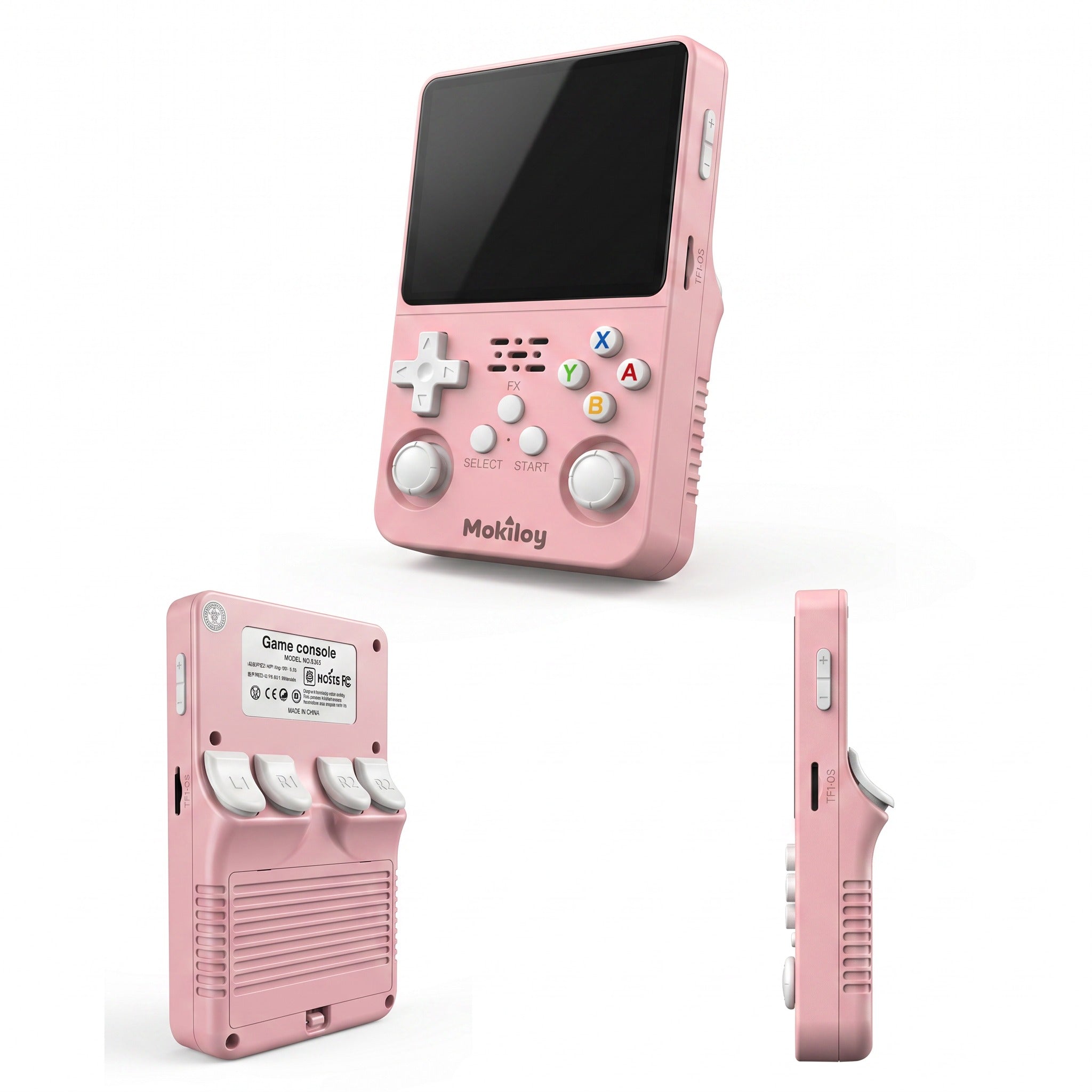 Mokiloy Handheld Game Console – 20000+ Games | 4.5" IPS Screen | 64GB | 14 Emulators