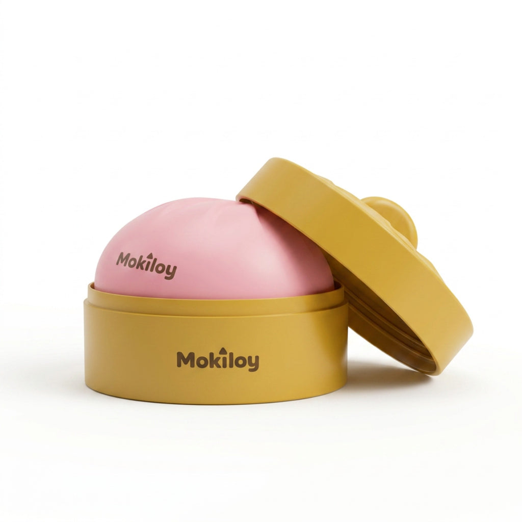 Mokiloy Bao Bun Stress Ball – Cute Squishy Squeeze Toy for Stress Relief & Sensory Play